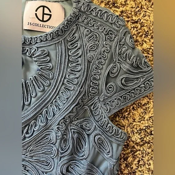 JS Collections Mesh Cocktail Dress - Picture 5 of 14